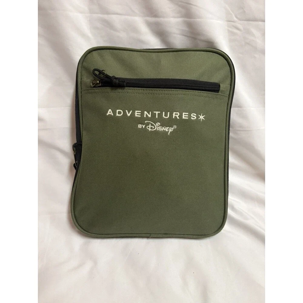 Adventures By Disney Duffle Bag Collapsible Olive Green 19X11X9